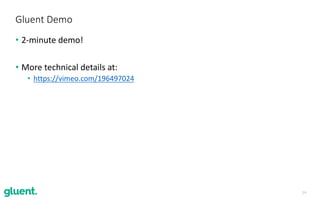 14
• 2-minute demo!
• More technical details at:
• https://vimeo.com/196497024
Gluent Demo
 