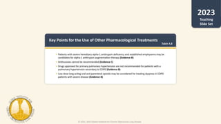 © 2022, 2023 Global Initiative for Chronic Obstructive Lung Disease
Teaching
Slide Set
 