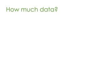 You must first distribute data
each time you run a
computation…
 