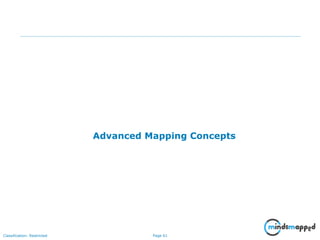 Page 61Classification: Restricted
Advanced Mapping Concepts
 