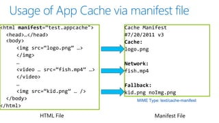 MIME Type: text/cache-manifest
 