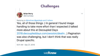 Challenges
 