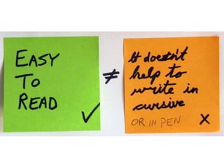 How to fast with sticky notes