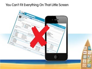 You Can’t Fit Everything On That Little Screen
 