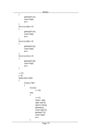 Arrays
Page 75
 