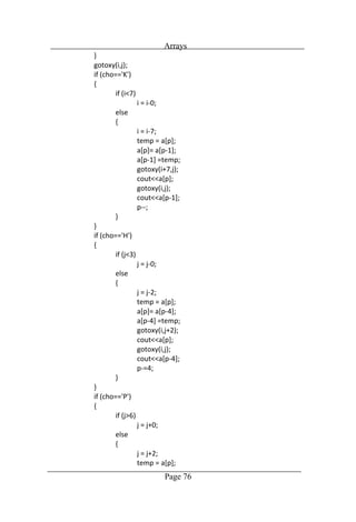 Arrays
Page 76
 