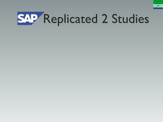 Replicated 2 Studies
 