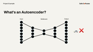 🚗 ❌
Project Example
What's an Autoencoder?
��
Input Bottleneck Output
 