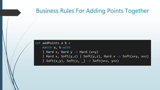 Business Rules For Adding Points Together
 