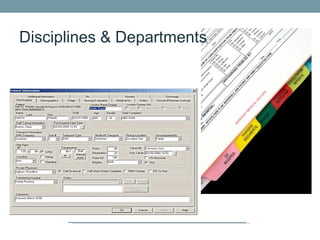 Disciplines & Departments
 