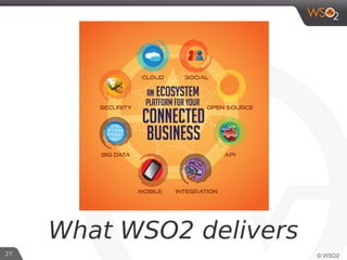 What WSO2 delivers

 