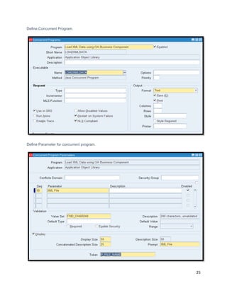 25
Define Concurrent Program.
Define Parameter for concurrent program.
 