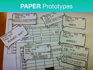 PAPER Prototypes
 