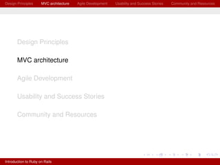 Introduction to Ruby on Rails
