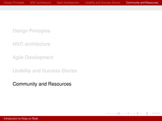 Introduction to Ruby on Rails