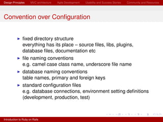 Introduction to Ruby on Rails