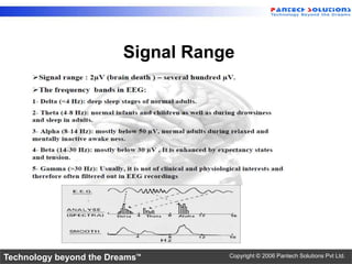 Technology beyond the Dreams™ Copyright © 2006 Pantech Solutions Pvt Ltd.
Signal Range
 