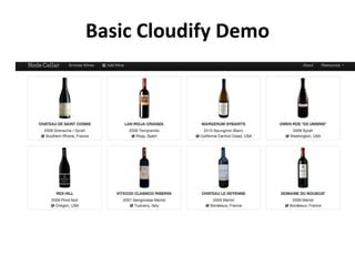 Basic Cloudify Demo 
Video Streaming 
 