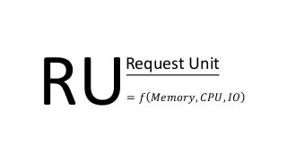 = 𝑓 𝑀𝑒𝑚𝑜𝑟𝑦, 𝐶𝑃𝑈, 𝐼𝑂
Request Unit
 
