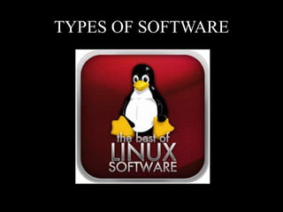 TYPES OF SOFTWARE 
 