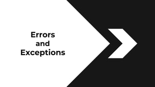 Introduction to Python Prog. - Lecture 3