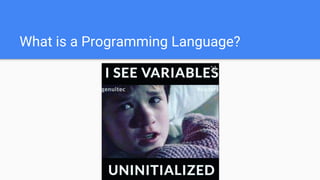 Tech Career Booster - Online Computer Programming School - techcareerbooster.com
What is a Programming Language?
 