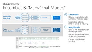 Intro to big data analytics using microsoft machine learning server with spark