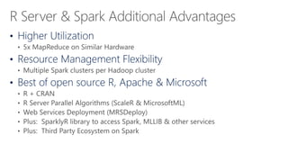 Intro to big data analytics using microsoft machine learning server with spark