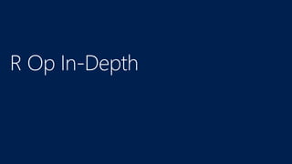 Intro to big data analytics using microsoft machine learning server with spark