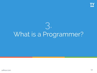 3.
What is a Programmer?
14aalhour.com
 