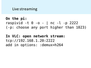 Live streaming
 