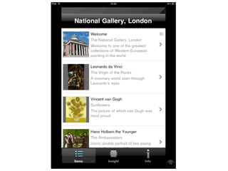 App Publishing for Museums - iPhone, iPad and beyond