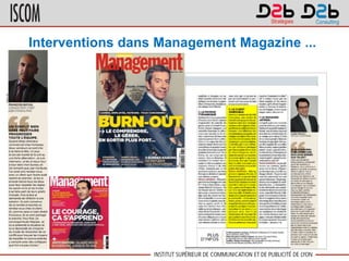 Interventions dans Management Magazine ...
 