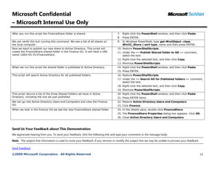 Managing Web Infrastructure Systems with Windows PowerShell 2.0 Demo Script