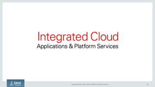 Copyright	©	2016, Oracle	and/or	its	affiliates.	All	rights	reserved.		| 30
 