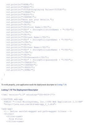 Java For The Web With Servlets%2cjsp%2cand Ejb