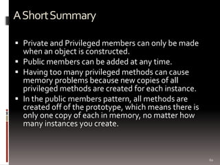 JavaScript in Object-Oriented Way