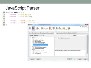 JavaScript Parser
 