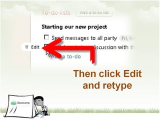 Tutorial - How to Use Basecamp (A Project Management Application)
