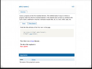 jQuery From the Ground Up