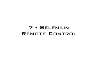 Hacking Selenium @ JSConf
