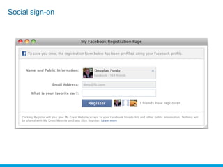 Social sign-on




Elastic Path™
 