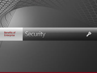 benefits of SQL Server 2008 R2 Enterprise Edition