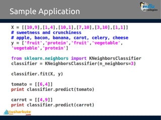 Sample Application
 