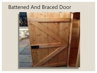 Battened And Braced Door
 