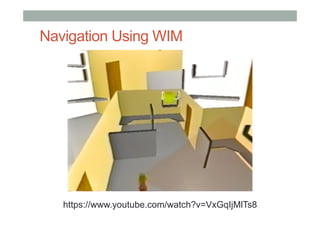 Navigation Using WIM
https://www.youtube.com/watch?v=VxGqIjMlTs8
 
