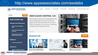 http://www.appsassociates.com/awslabs
 