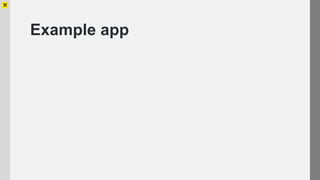 Example app
 