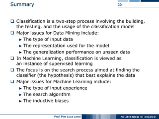 Machine Learning and Data Mining: 10 Introduction to Classification