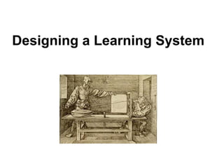 Machine learning Lecture 1